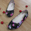 Thumbnail: Pointed Toe Women Floral Printed Work Casual Shoes