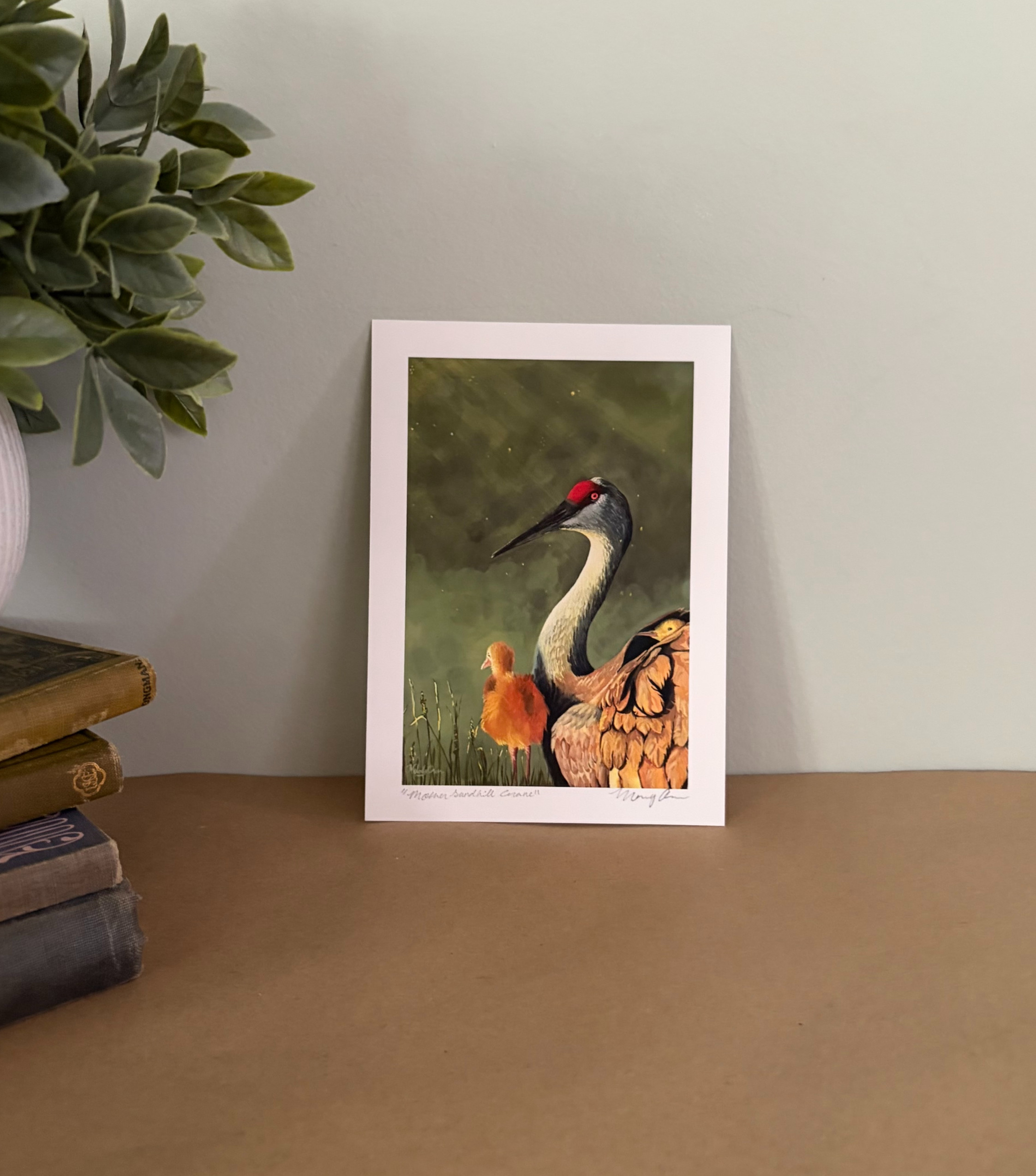 "Mother Sandhill Crane" | 5x7 | Fine Art Paper Print