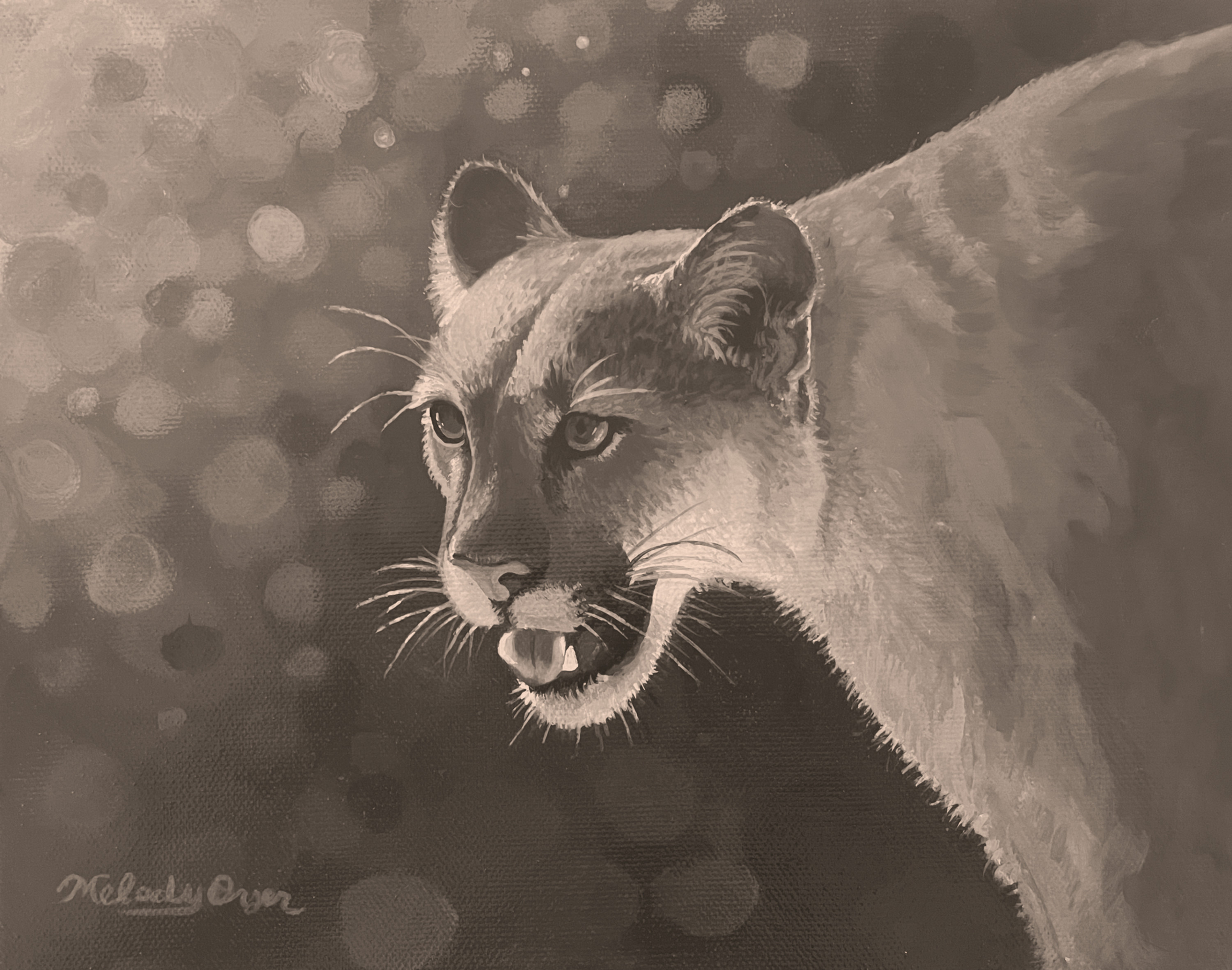 "Florida Hunter", 10x8, Original Painting On Canvas, Framed