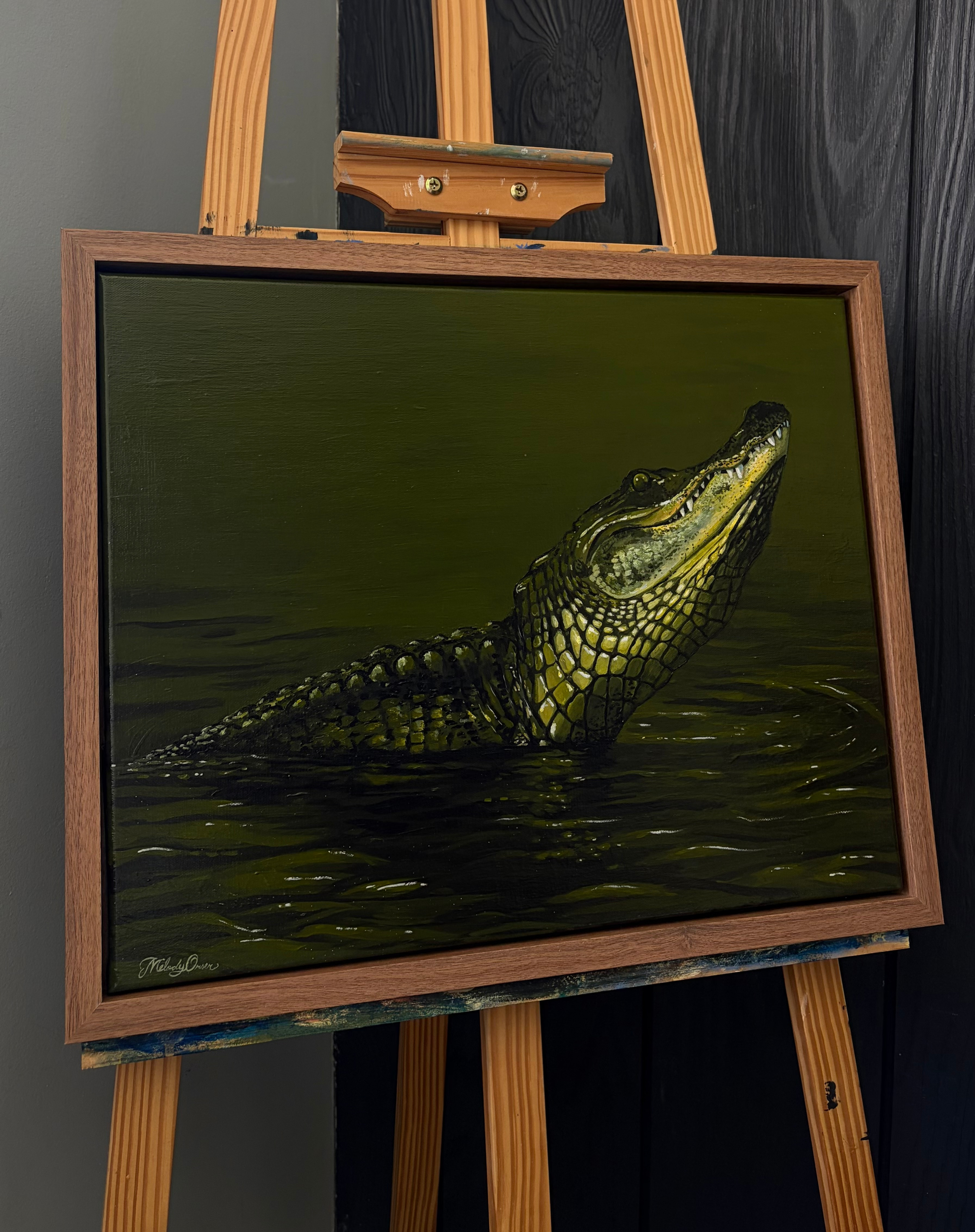 "Water Guardian", 20x16, Original Painting On Canvas, Framed
