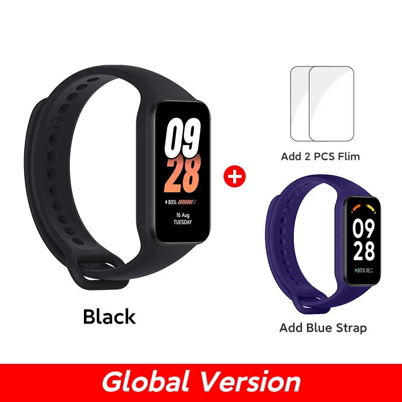 Miniatura: Estreia Mundial: Xiaomi Smart Band 8 Active - Versão Global com Tela Avançada de