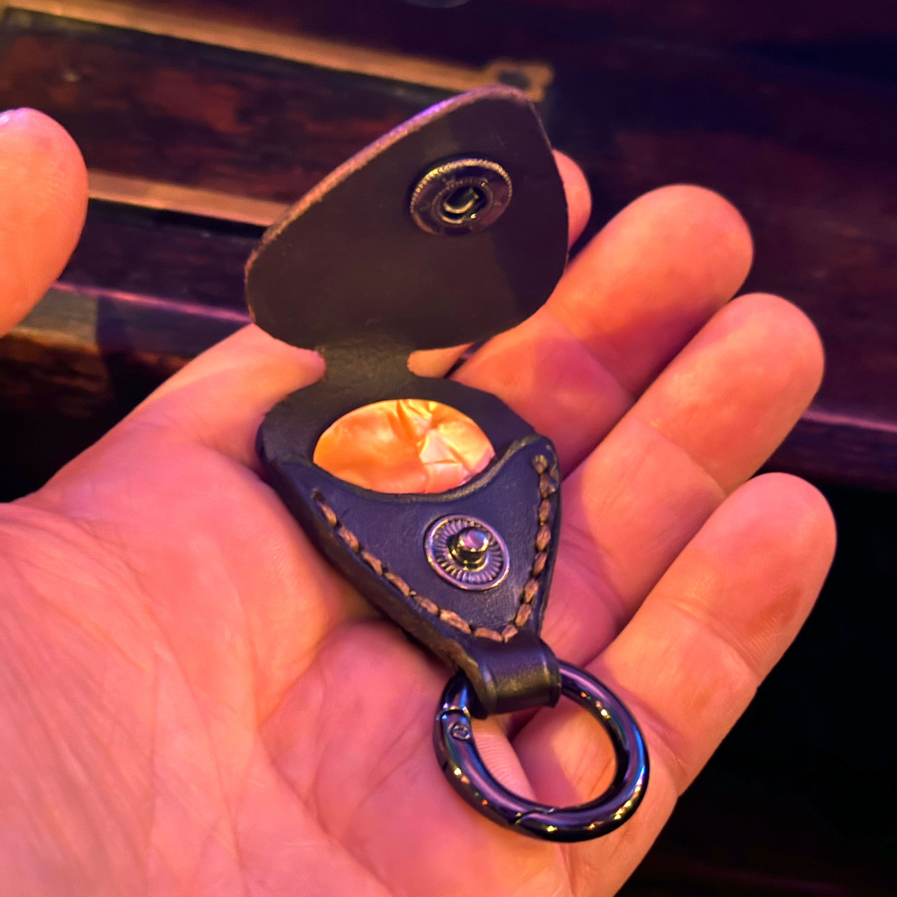 Guitar Pic Keyring Pouch