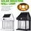 Miniature : ⚡Lampes solaires pour extérieur avec détecteur de mouvement⚡ (SOLAR WALL LAMP)