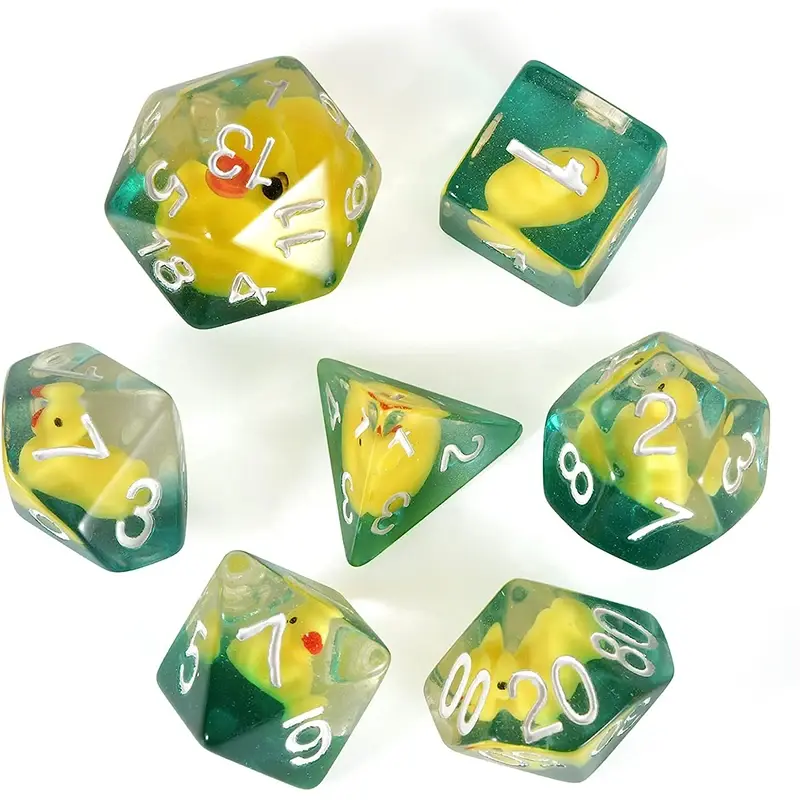 Thumbnail: New DND 7 Piece Animal Dice Set