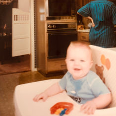 Ash Christian as a child.