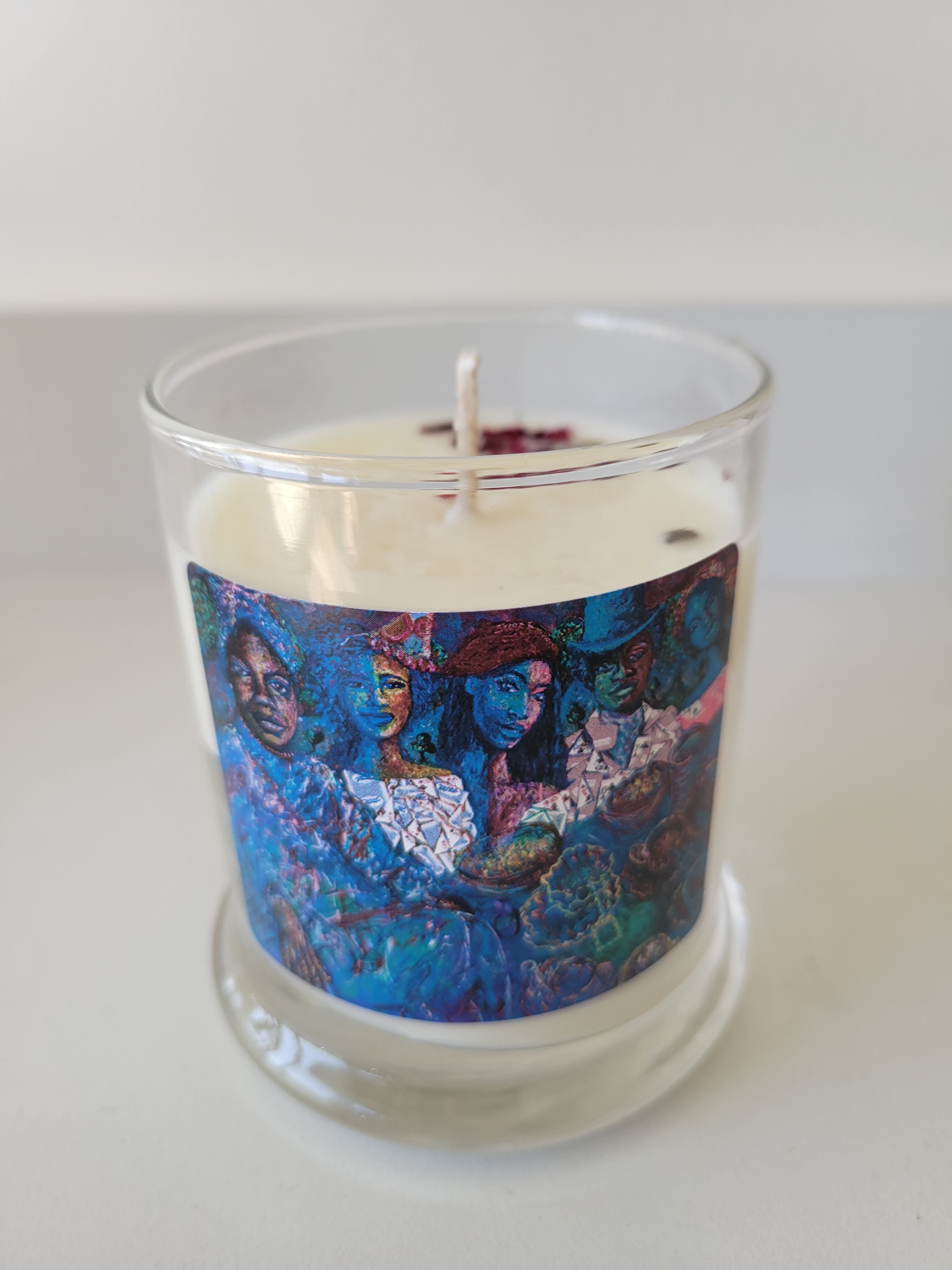 Custom Shonda's Art x Golden BLK Candle Lounge Candles