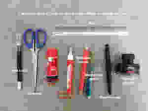 set of often-used stationery
