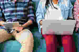 on iPad and laptop