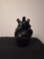 Thumbnail: Anatomical heart vase black