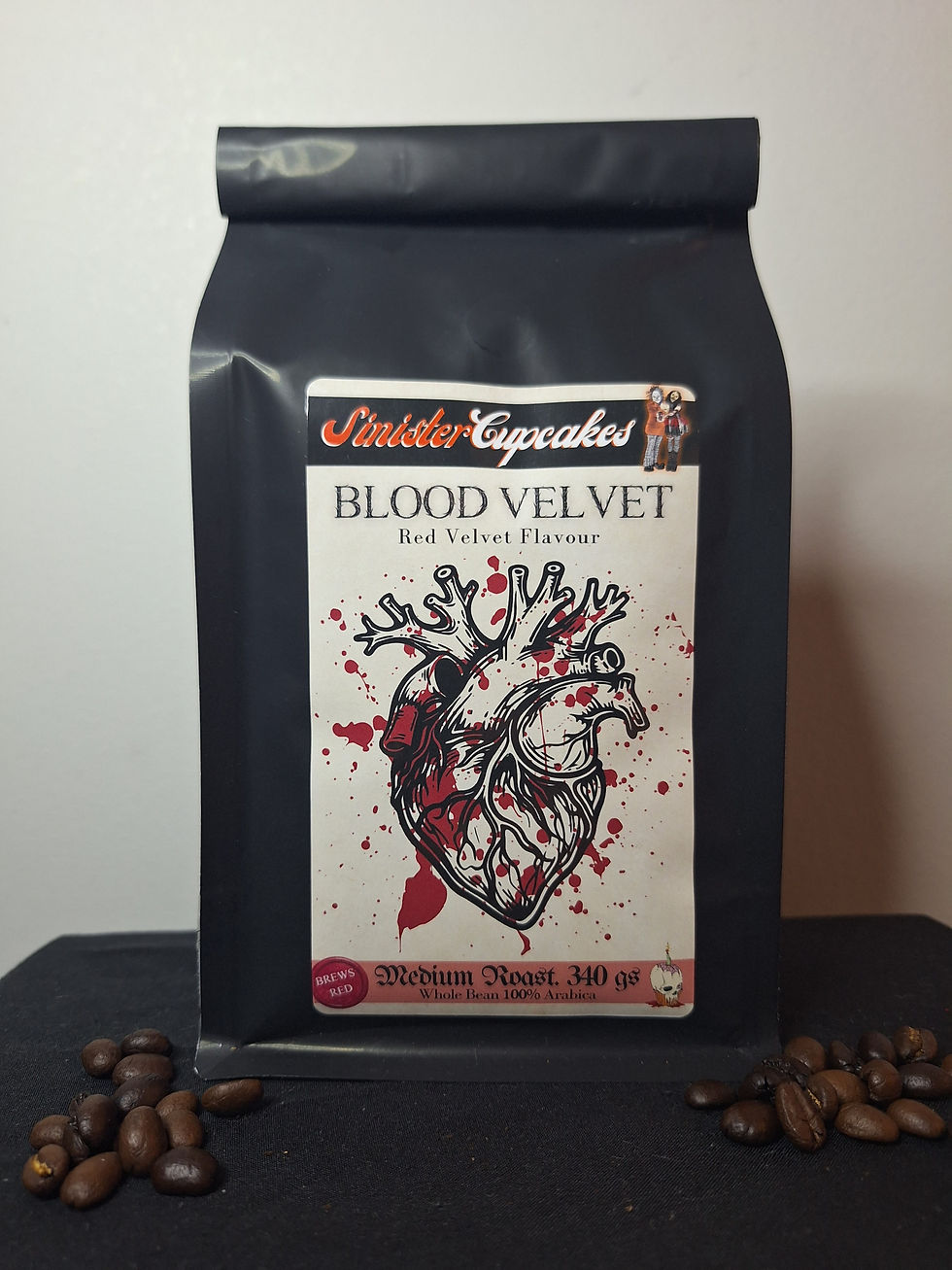 Thumbnail: Blood Velvet Coffee (Red Velvet Ground or Whole Bean)