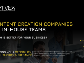 Content Creation Companies vs. In-House Teams: Which is Better for Your Business