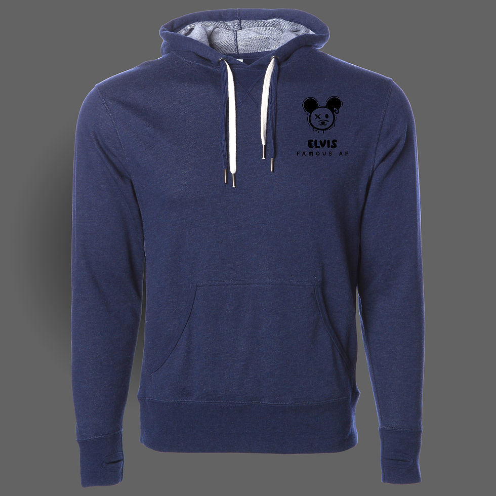 Thumbnail: Famous AF Punk Bear Unisex French Terry Hoodie