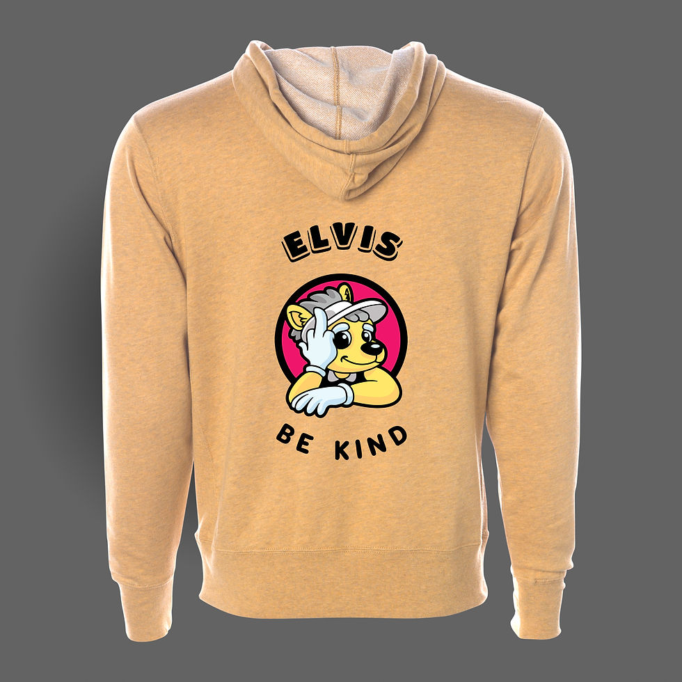 Thumbnail: Be Kind Finger Unisex French Terry Hoodie