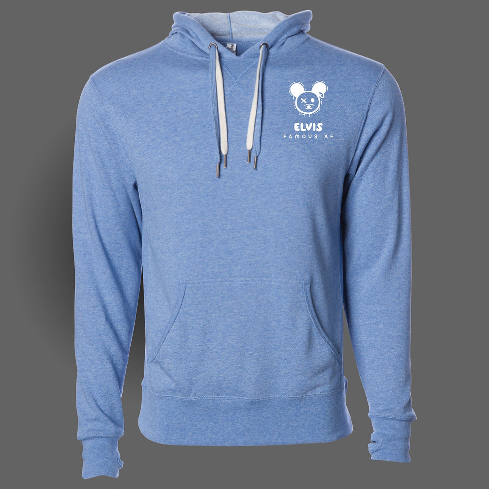 Thumbnail: Famous AF Punk Bear Unisex French Terry Hoodie