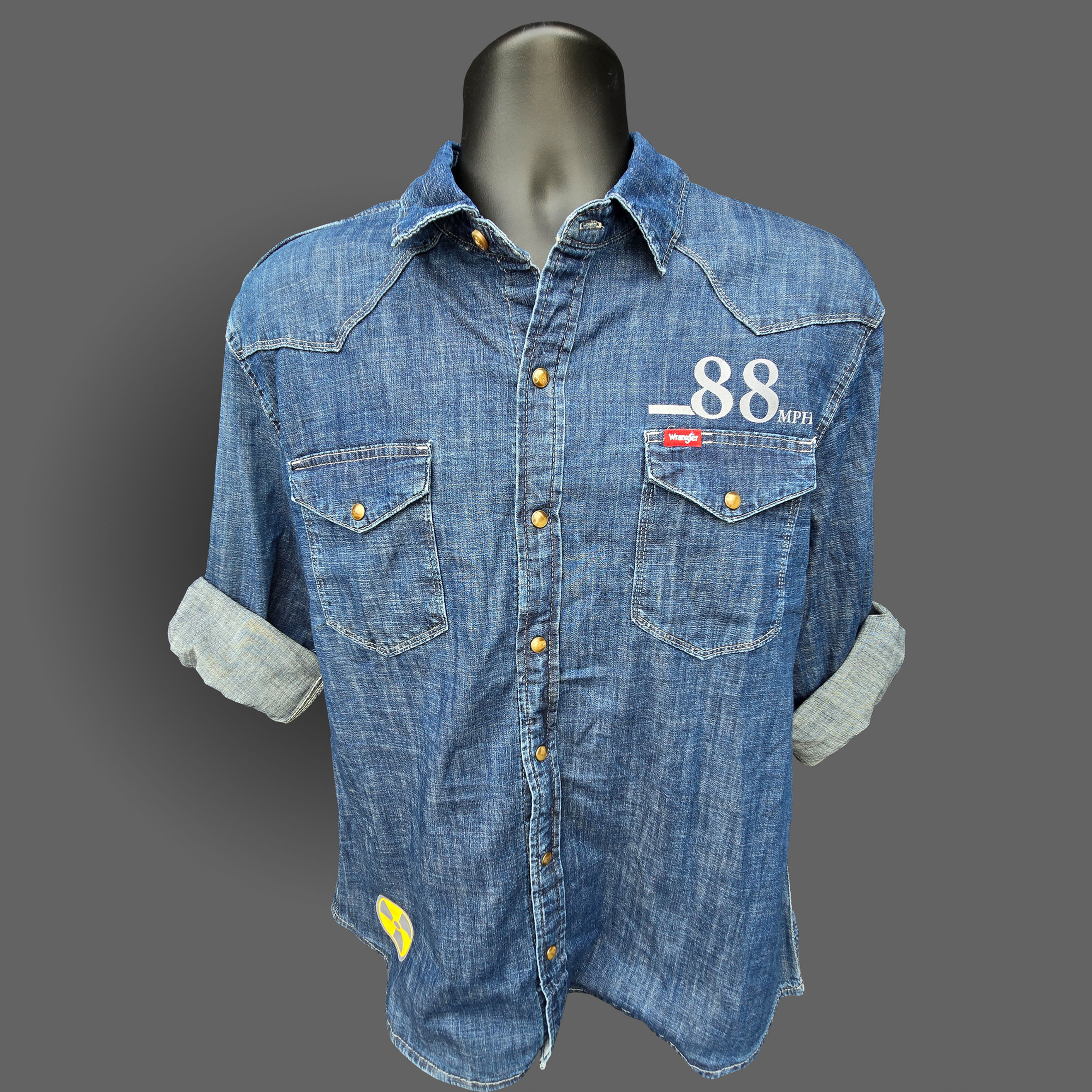 88MPH Denim Button Up