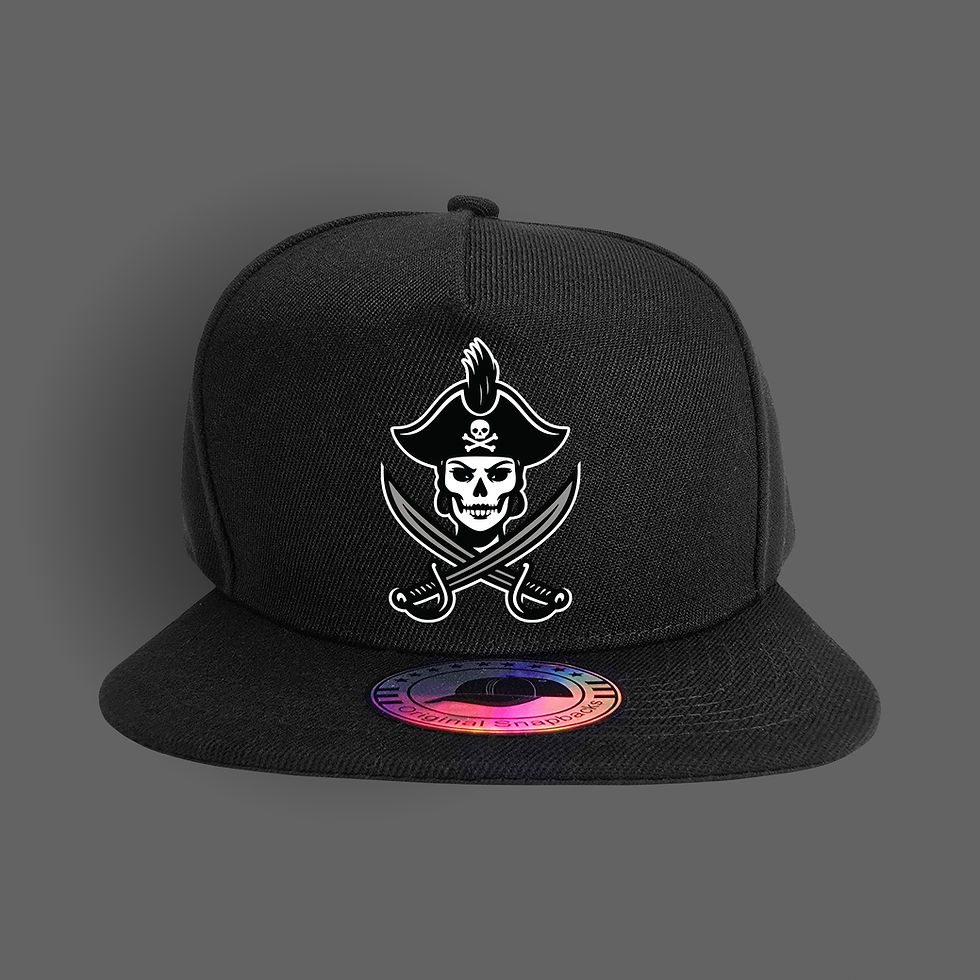 Thumbnail: Female Pirate 2 Adult 5 Panel Snapback Hat