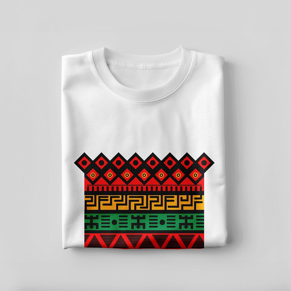 Küçük resim: Etnik T-Shirt Tasarımı Africanart 1500