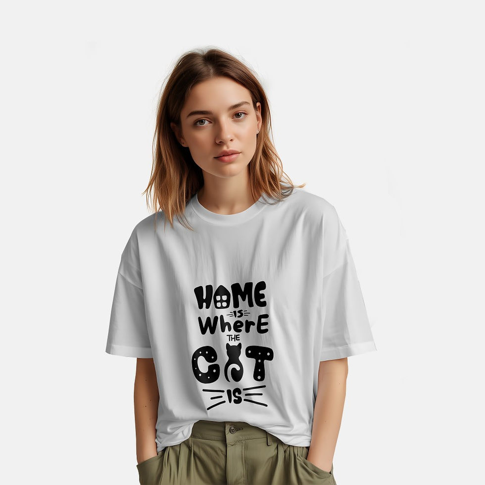 Küçük resim: Kedi Temalı T-Shirt CAT-92030
