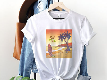Her Anı Tatil Gibi Hissettiren Bali Vibes Tişörtleri