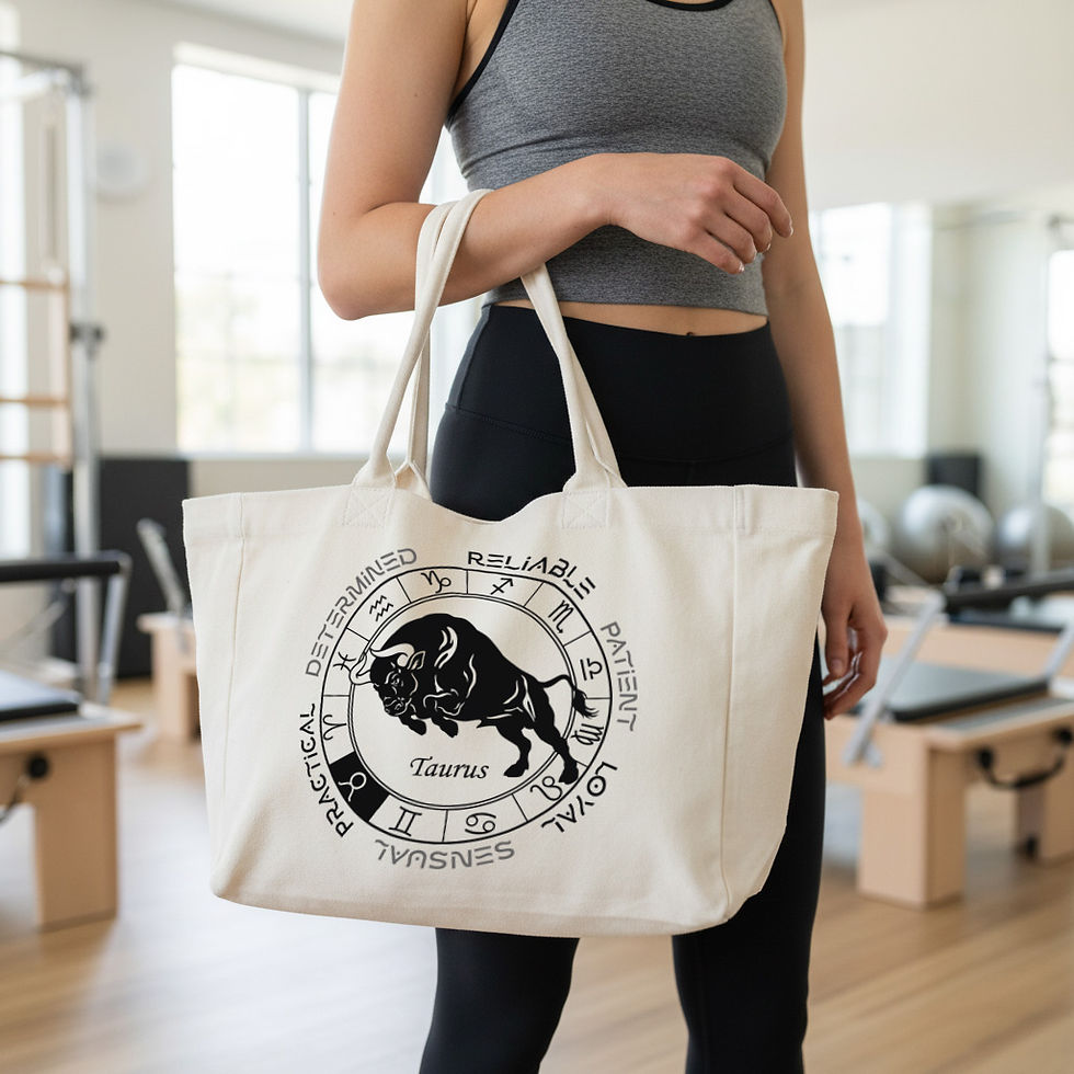 Küçük resim: Taurus Zodiac ( Boğa Burcu )  Tote bag ZTB_650310