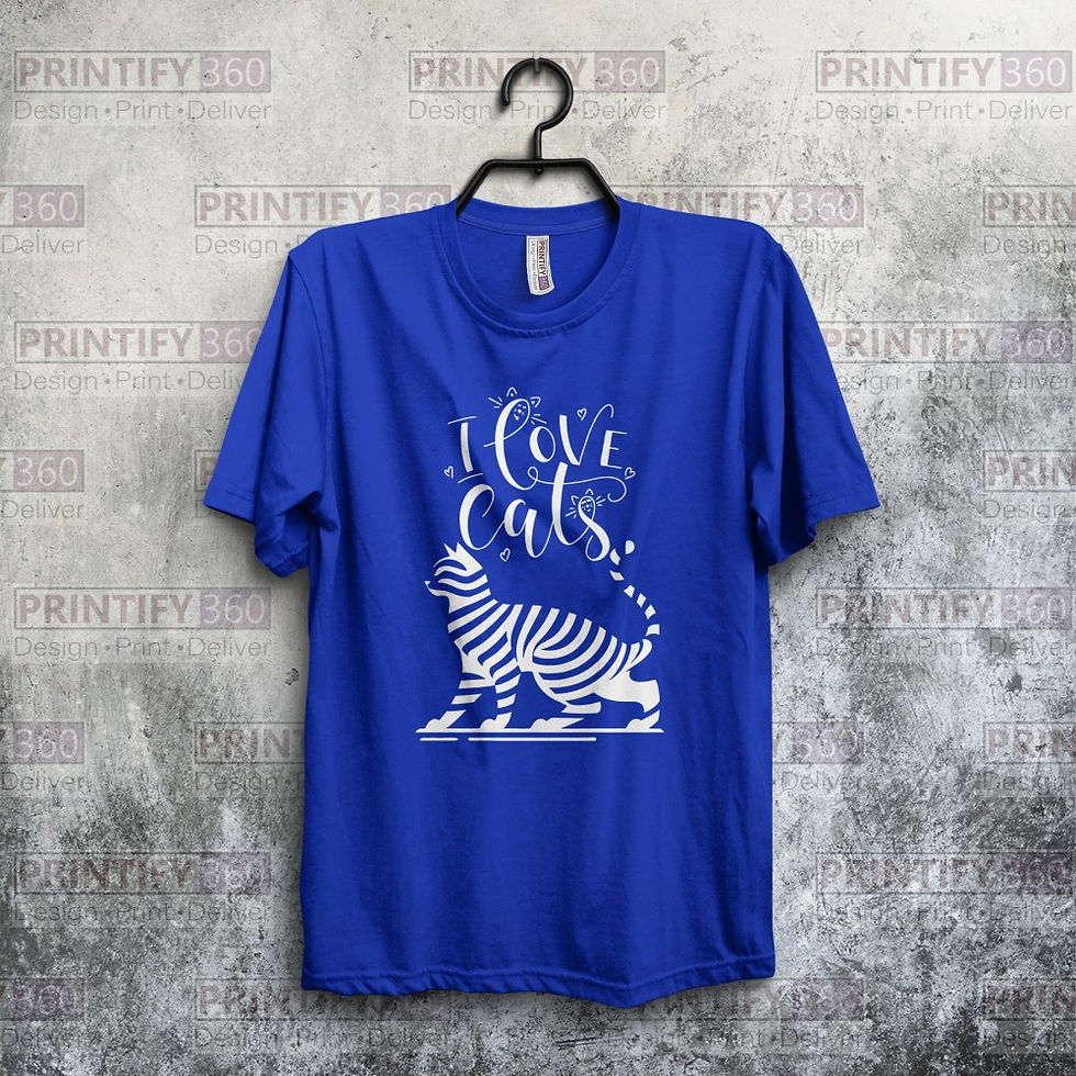 Küçük resim: Kedi Temalı T-Shirt CAT-92028-A