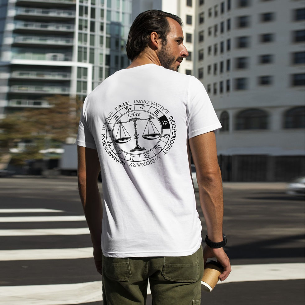 Thumbnail: Libra Zodiac ( Terazi Burcu ) T-shirt ZTB_650306