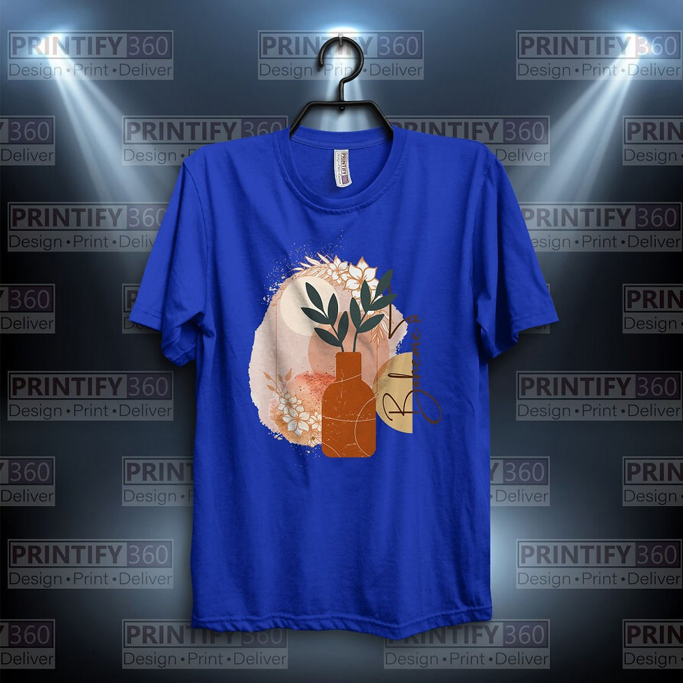 Küçük resim: Bohem Temalı T-shirt Tasarımı 10205_B
