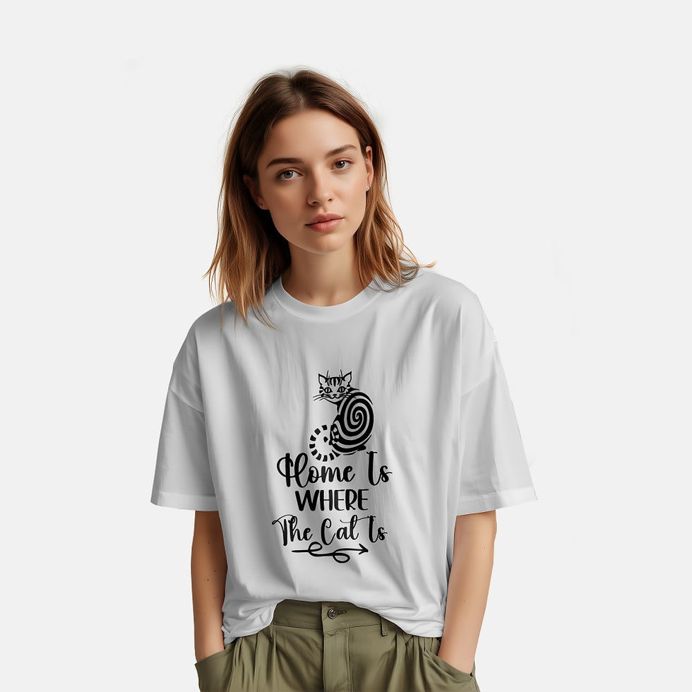 Küçük resim: Kedi Temalı T-Shirt CAT-92038