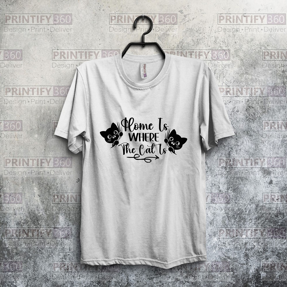 Küçük resim: Kedi Temalı T-Shirt CAT-92035