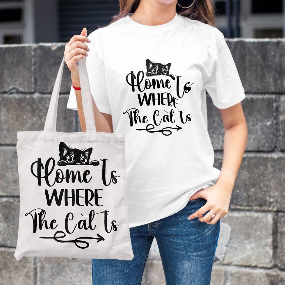 Küçük resim: Kedi Temalı T-Shirt CAT-92036