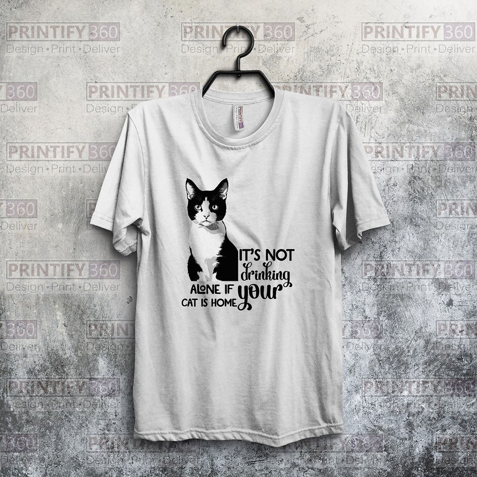 Küçük resim: Kedi Temalı T-Shirt CAT-92048