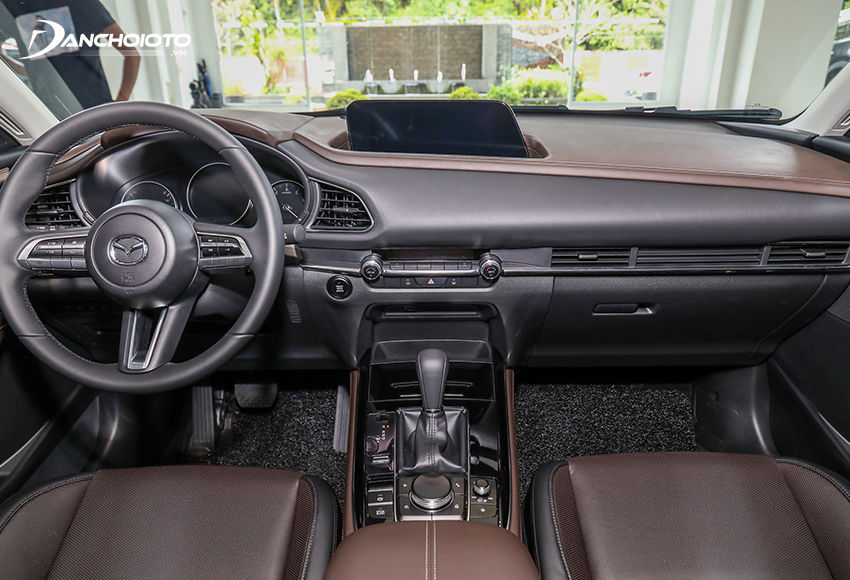 Mazda CX-30 2023 kế thừa hơn 80% thiết kế nội thất của Mazda 3