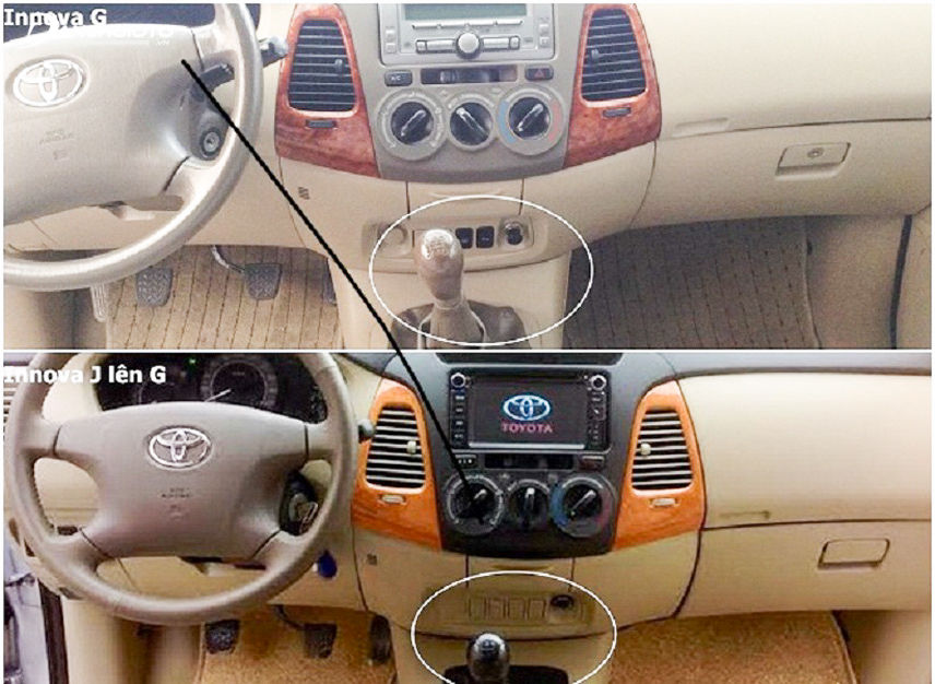 Phím điều hướng của bản J và bản G có màu không giống nhau