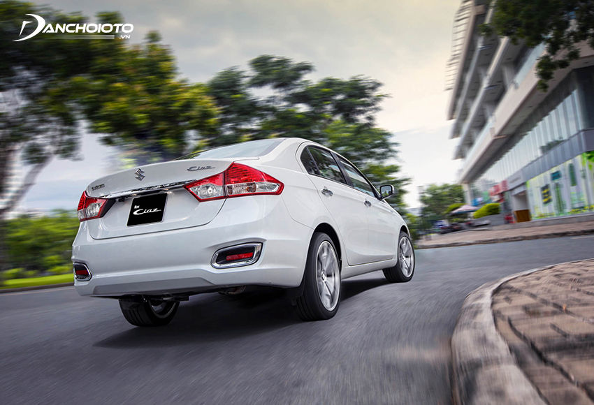 Khung gầm, hệ thống treo Suzuki Ciaz 2021 được đánh giá tương đối ổn