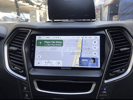 Lắp đặt màn hình Android Santafe