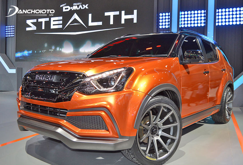 Isuzu mu-X là một mẫu SUV 7 chỗ máy dầu hạng D