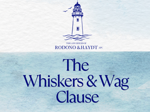 The Whiskers & Wag Clause: Why Your Pets Need a Trust