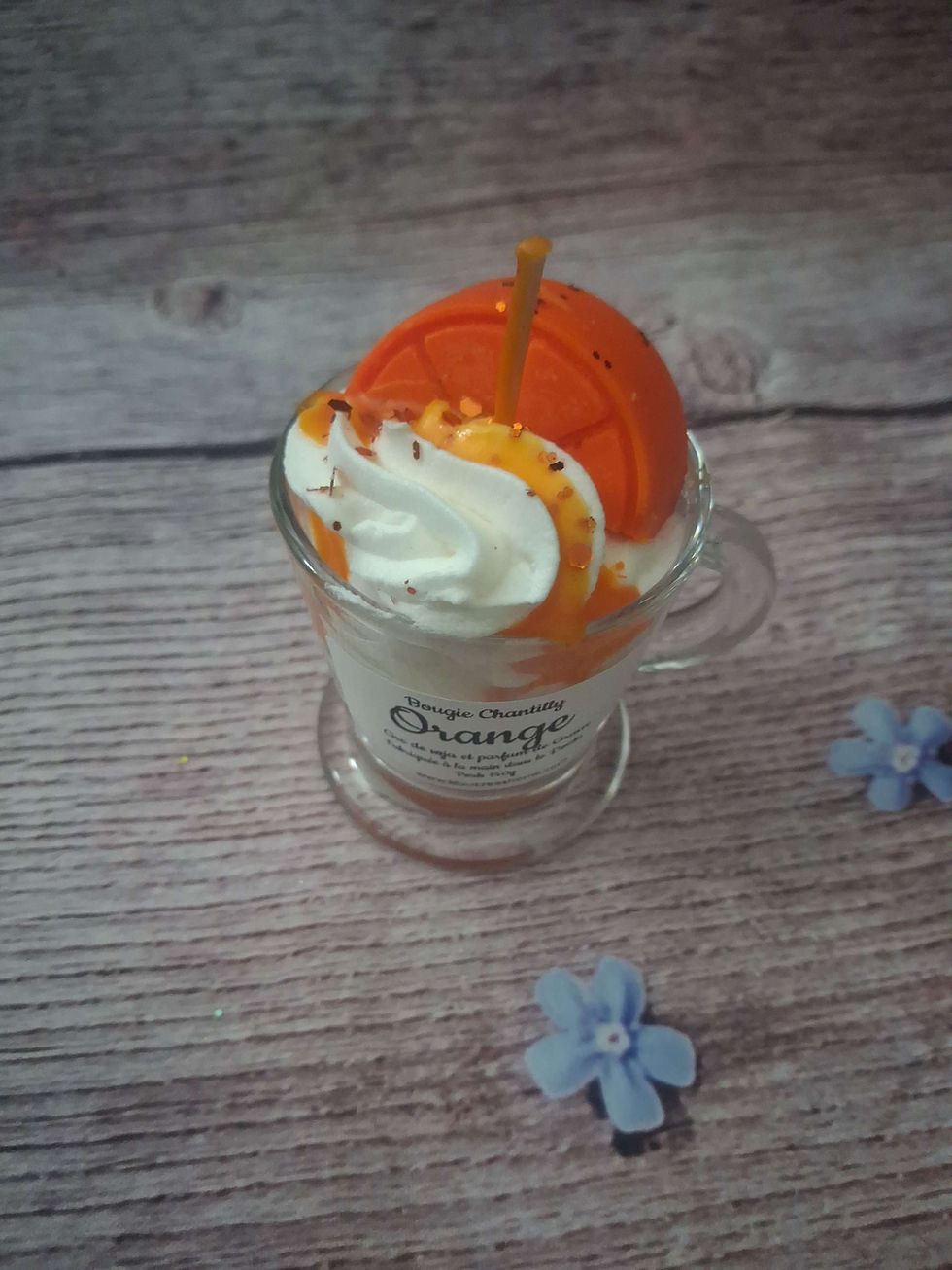 Miniature : Bougie Chantilly Orange