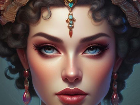 Eine stoische Frau, die vor keinem Sturm Angst hat.