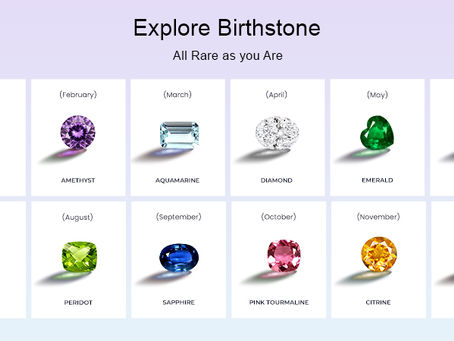 Isn't it utterly amazing how birthstones can encapsulate the essence of a whole month.