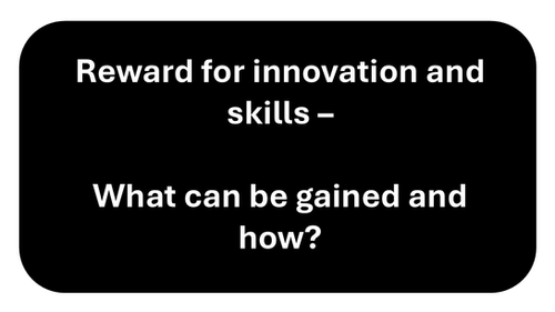 Reward for innovation and skills - what can be gained and how | Rethink ...