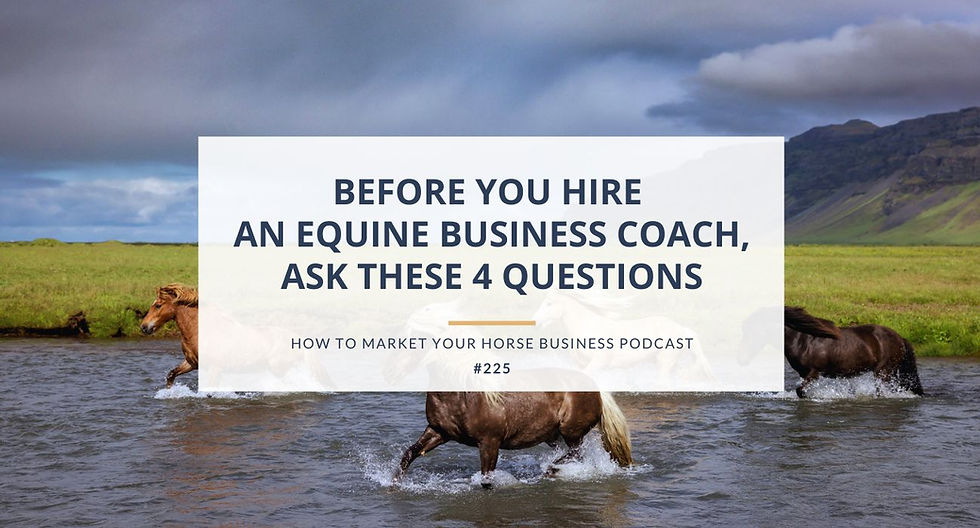 icelandic horses running in water equine business coach podcast episode