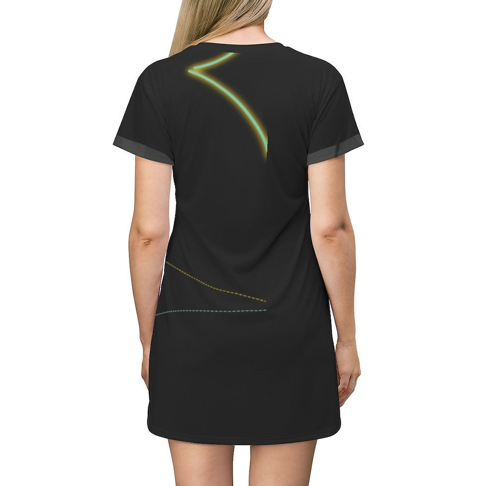 Thumbnail: All Over Print T-Shirt Dress by  COLEMANZ