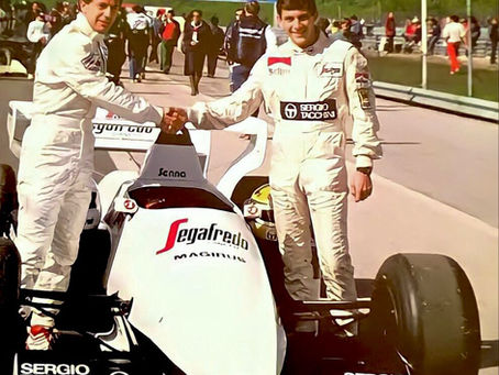 Johnny Cecotto y Ayrton Senna en el equipo Toleman de F1 – Temporada 1984