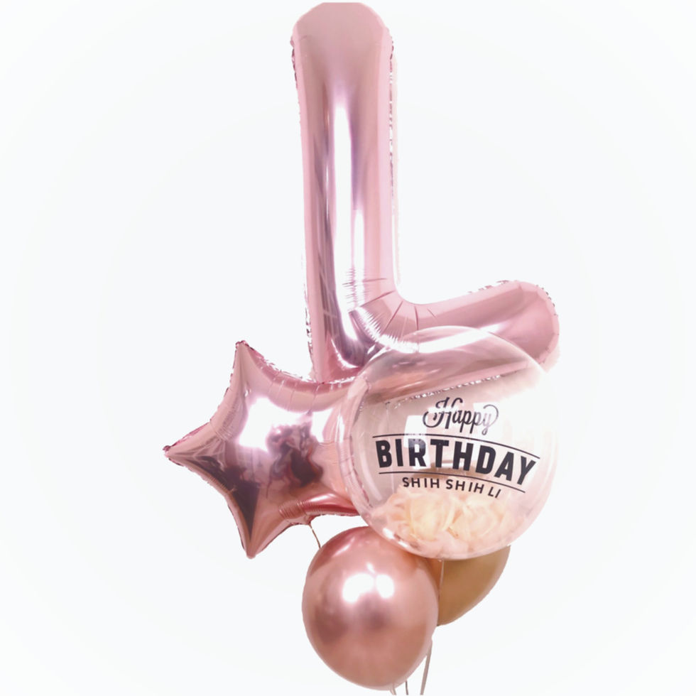Thumbnail: Large letter/number bubble ball string | Multiple color options