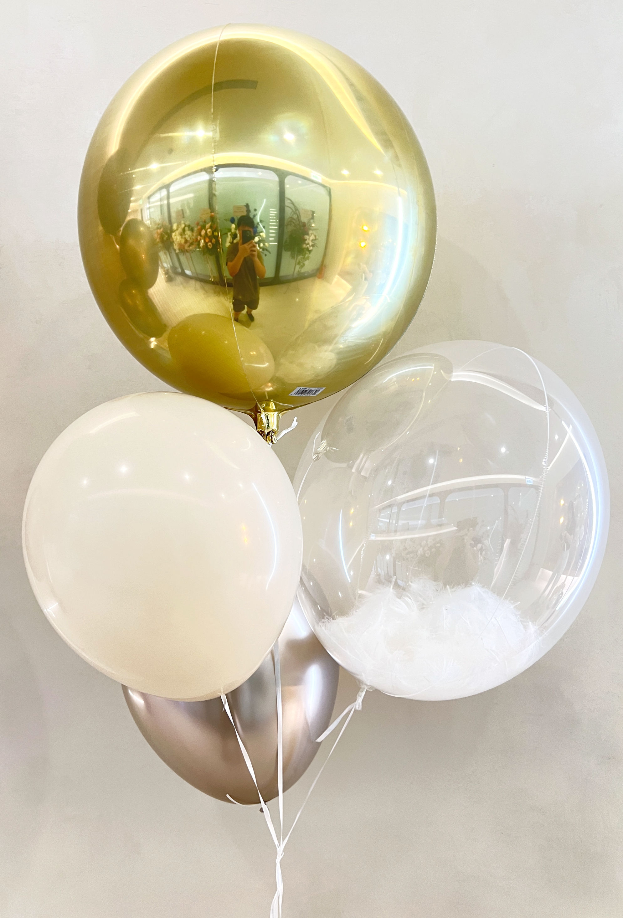 3D Feather Bubble Balls | Multiple Color Options