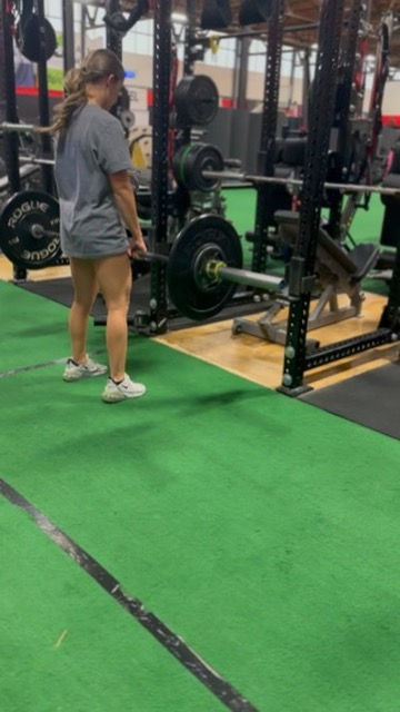 A person working out