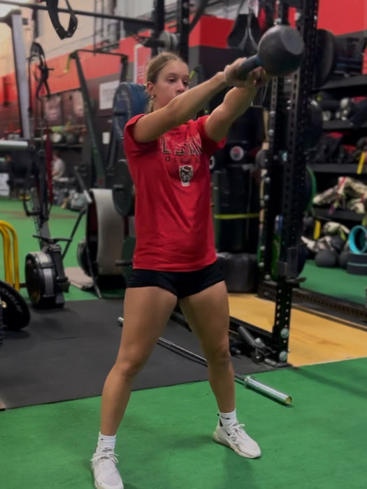 A person working out