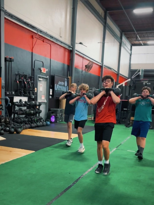 A person working out