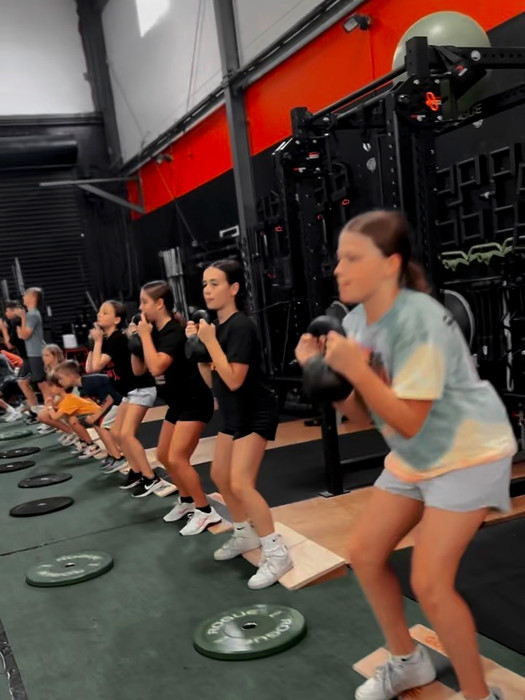 A person working out